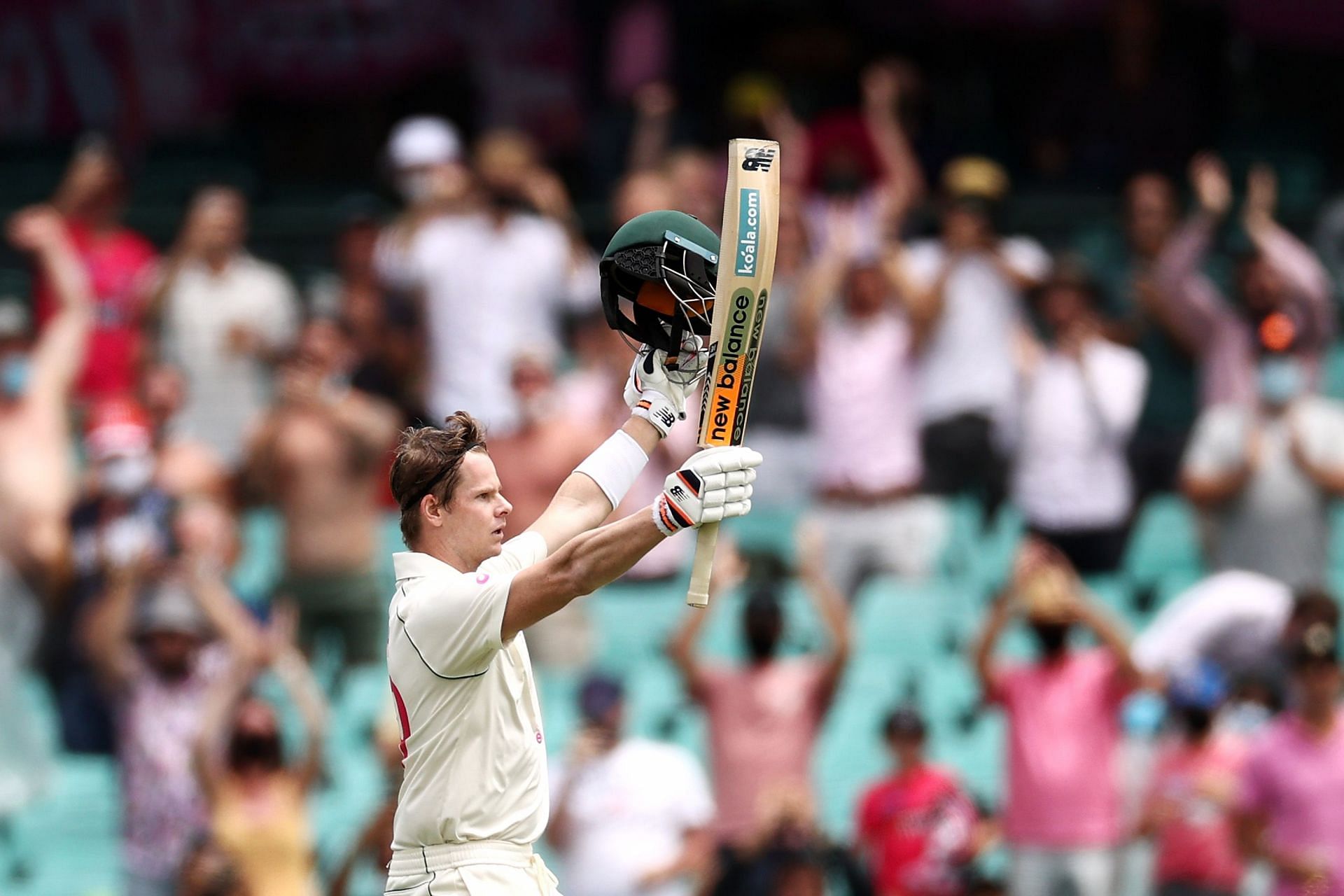 Former Australia captain Steve Smith puts his best feet forward against India.